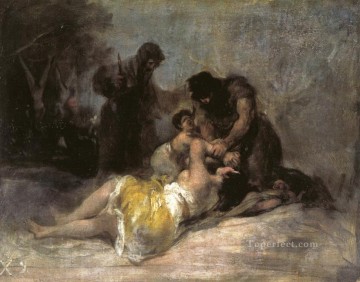 Scene of Rape and Murder Francisco de Goya Oil Paintings